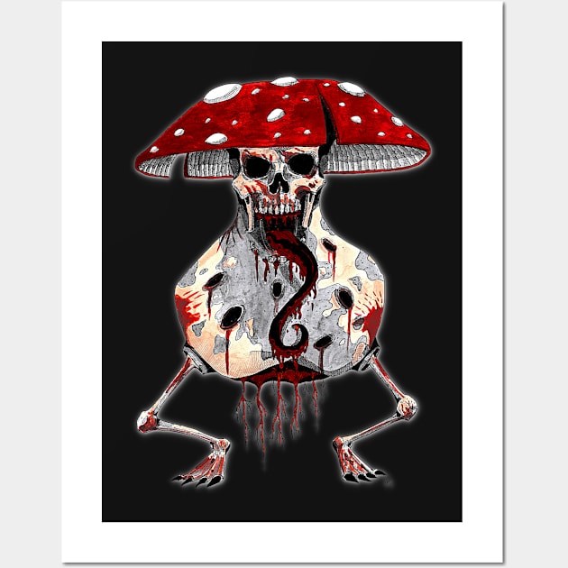 Evil Mushroom Wall Art by Nogh.art